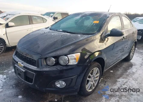 2013 Chevrolet Sonic Lt Auto из США, поврежденный, VIN 1G1JC5SH3D4108390